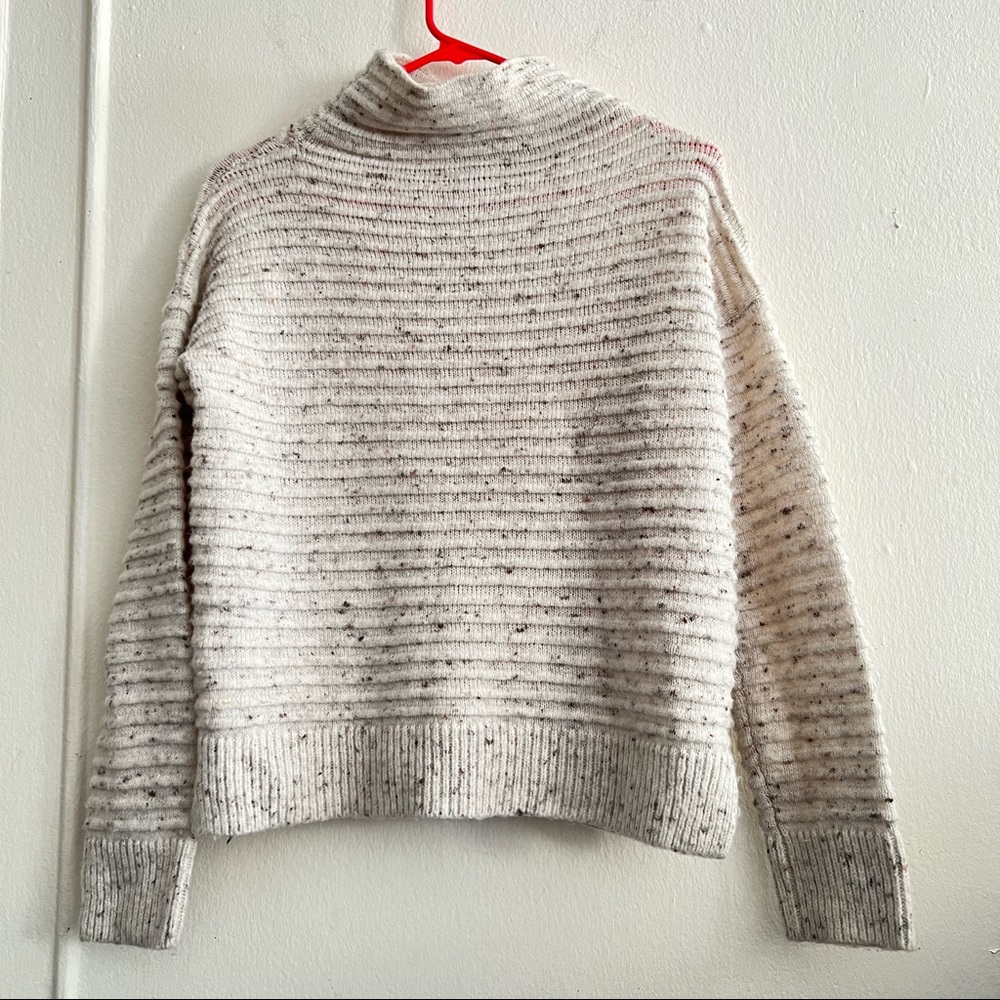 Madewell Donegal Belmont Mockneck Sweater in Coziest Yarn size XSmall - Picture 5 of 15